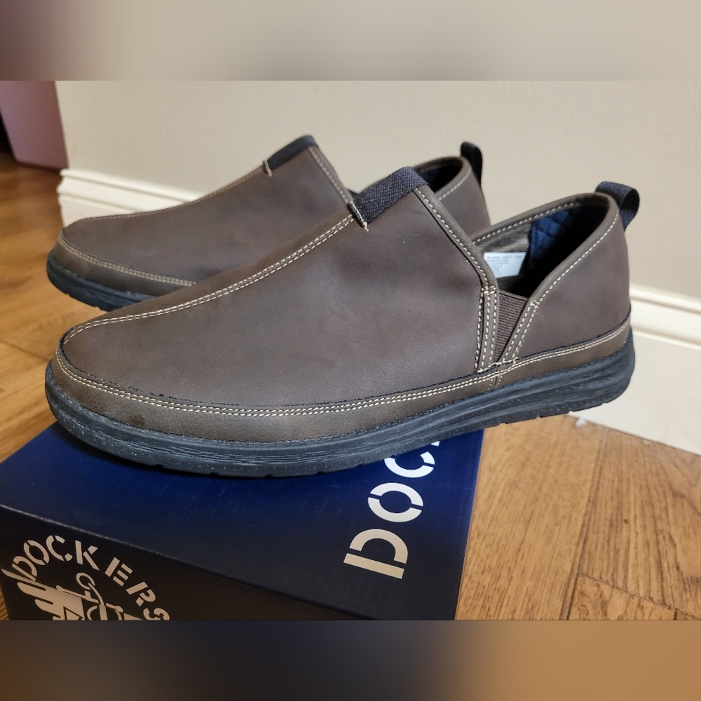 Dockers Men's Dillon Supremeflex Loafer Shoes Size 13M Dark Brown